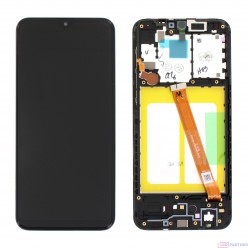 Samsung Galaxy A20e SM-A202F LCD + touch screen + front panel schwarz - original