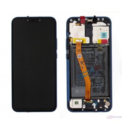 Huawei Mate 20 lite LCD + touch screen + frame + small parts blue - original