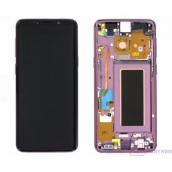 Samsung Galaxy S9 G960F LCD + touch screen + front panel violet - original
