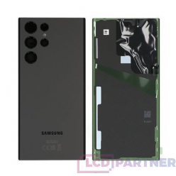 Samsung Galaxy S22 Ultra 5G (SM-S908B) Akkumulátor fedél fekete - eredeti