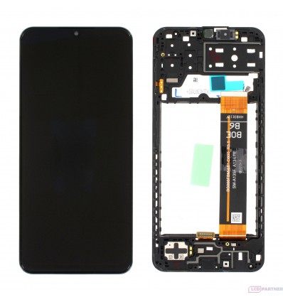 Samsung Galaxy A13 (SM-A135F) LCD displej + dotyková plocha + rám černá - originál