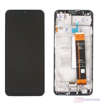 Samsung Galaxy M23 5G (SM-M236B), M33 5G (SM-M336B) LCD displej + dotyková plocha + rám černá - originál