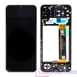 Samsung Galaxy M13 (SM-M135F) LCD + touch screen + front panel schwarz - original