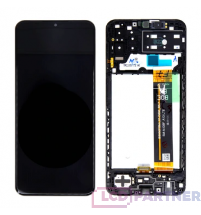 Samsung Galaxy M13 (SM-M135F) LCD + touch screen + front panel schwarz - original