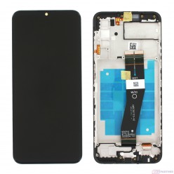 Samsung Galaxy A03s (SM-A037G) LCD + touch screen + front panel schwarz - original