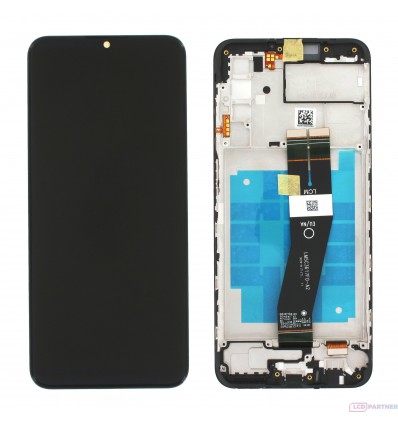 Samsung Galaxy A03s (SM-A037G) LCD + touch screen + front panel schwarz - original