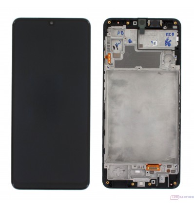 Samsung Galaxy M22 (SM-M225F) LCD displej + dotyková plocha + rám černá - originál