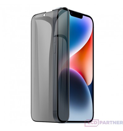 hoco. Apple iPhone 13,13 Pro,14 Anti-spy tempered glas schwarz