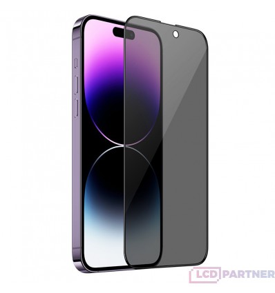 hoco. Apple iPhone 14 Pro Anti-spy temperované sklo černá