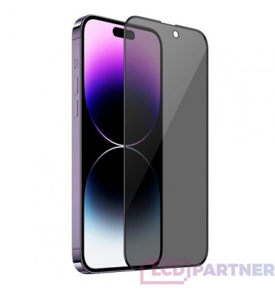 hoco. Apple iPhone 14 Pro Max Anti-spy temperované sklo černá
