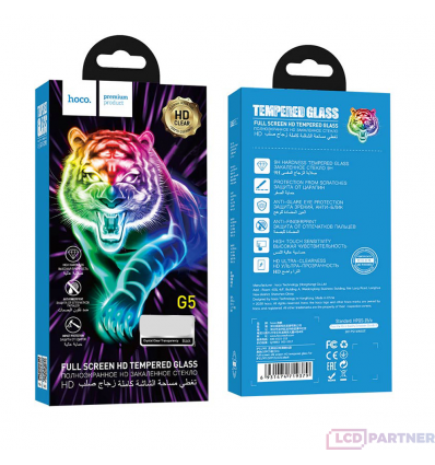 hoco. Apple iPhone14 Pro Max Fullscreen HD ochranné sklo čierna