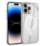hoco. Apple iPhone 14 Pro Magnetické transparentné puzdro priesvitná