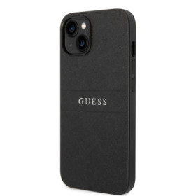 Apple iPhone 14 Guess PU Leather Saffiano puzdro čierna