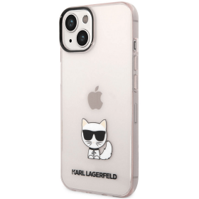 Apple iPhone 14 Karl Lagerfeld Choupette Logo puzdro čierna
