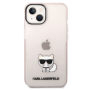 Apple iPhone 14 Karl Lagerfeld Choupette Logo puzdro čierna
