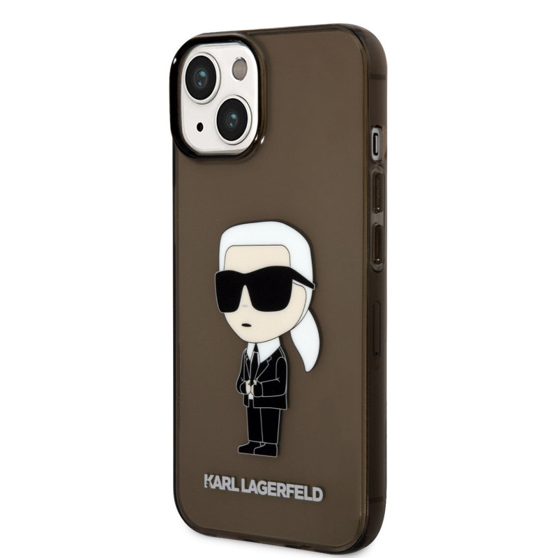 Apple iPhone 14 Karl Lagerfeld IML Ikonik NFT puzdro čierna