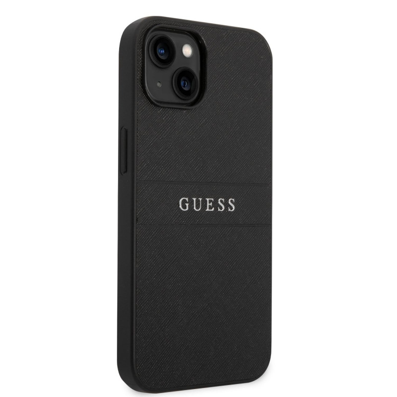 Apple iPhone 14 Plus Guess PU Leather Saffiano puzdro čierna