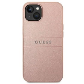 Apple iPhone 14 Plus Guess PU Leather Saffiano puzdro ružová