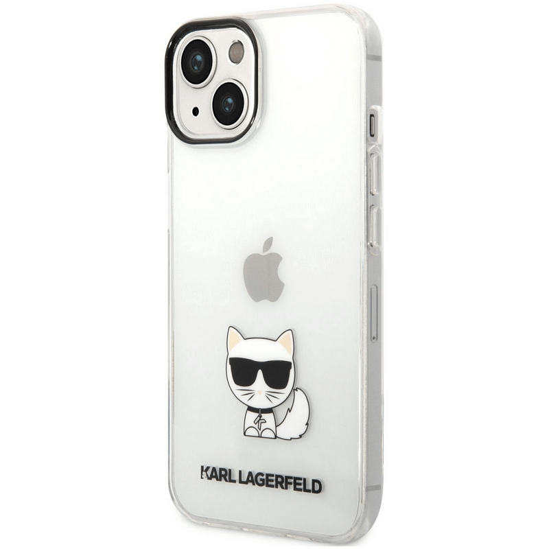 Apple iPhone 14 Plus Karl Lagerfeld Choupette Logo puzdro priesvitná