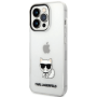 Apple iPhone 14 Pro Max Karl Lagerfeld Choupette Logo puzdro priesvitná
