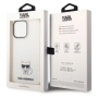 Apple iPhone 14 Pro Max Karl Lagerfeld Choupette Logo puzdro priesvitná