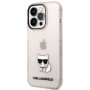 Apple iPhone 14 Pro Karl Lagerfeld Choupette Logo puzdro ružová