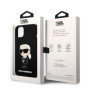 Apple iPhone 14 Plus Karl Lagerfeld Liquid Silicone Ikonik NFT puzdro čierna