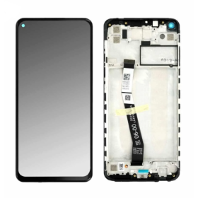 Xiaomi Redmi Note 9 LCD displej + dotyková plocha + rám šedá - originál