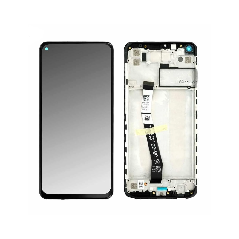 Xiaomi Redmi Note 9 LCD displej + dotyková plocha + rám šedá - originál