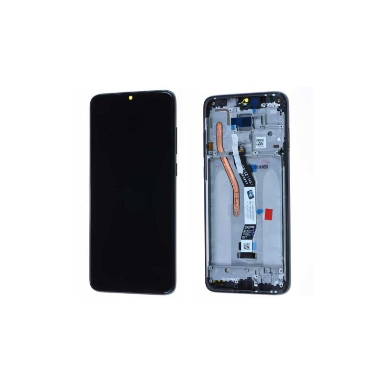 Xiaomi Redmi Note 8 Pro LCD displej + dotyková plocha + rám čierna - originál