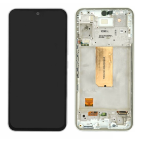 Samsung Galaxy A54 5G (SM-A546B) LCD + touch screen + front panel weiss - original