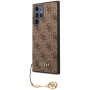 Samsung Galaxy S23 Ultra Guess 4G Charms case brown