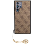 Samsung Galaxy S23 Ultra Guess 4G Charms puzdro hnedá