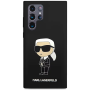 Samsung Galaxy S23 Ultra Karl Lagerfeld Liquid Silicone Ikonik NFT pouzdro černá