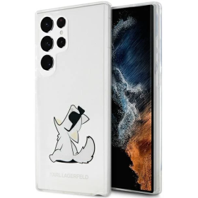 Samsung Galaxy S23 Ultra Karl Lagerfeld PC/TPU Choupette Eat puzdro priesvitná