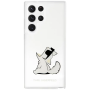 Samsung Galaxy S23 Ultra Karl Lagerfeld PC/TPU Choupette Eat ügy átlátszó