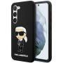 Samsung Galaxy S23 Karl Lagerfeld Liquid Silicone Ikonik NFT pouzdro černá
