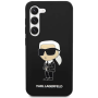 Samsung Galaxy S23 Karl Lagerfeld Liquid Silicone Ikonik NFT pouzdro černá