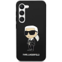 Samsung Galaxy S23 Plus Karl Lagerfeld Liquid Silicone Ikonik NFT pouzdro černá