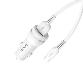 hoco. Z27 carcharger with type-c cable white