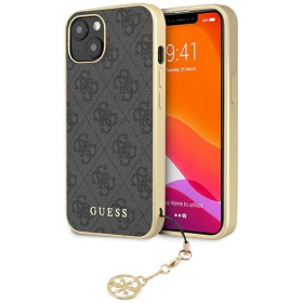 iPhone 13 Guess 4G Charms puzdro šedá