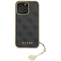 iPhone 13 Pro Max Guess 4G Charms-Hülle grau