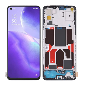 Oppo Reno 5 5G LCD + touch screen + front panel schwarz