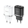 hoco. N4 dual USB charger white