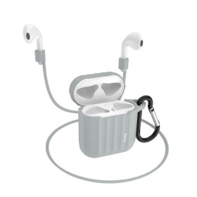 hoco. Airpods 1/2 WB10 silikónové pouzdro šedá