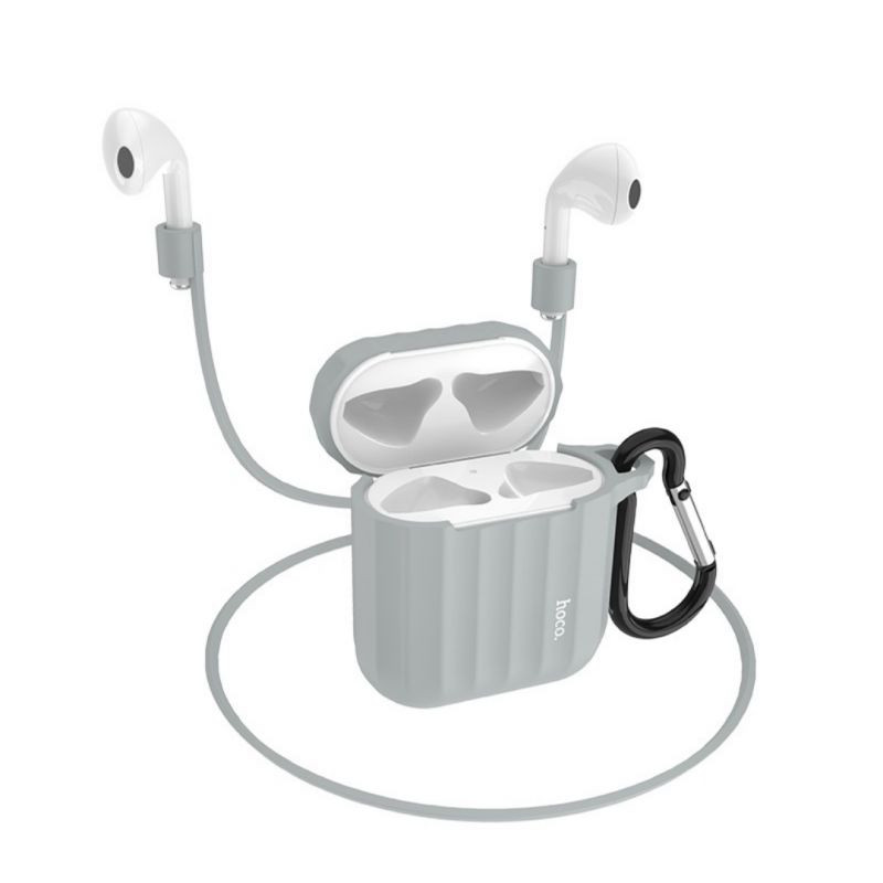 hoco. Airpods 1/2 WB10 Silikonhülle grau