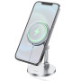 hoco. PH39 bezdrátový magnetický držák pro iPhone 12 series stříbrná