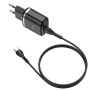 hoco. N3 single USB charger set type-c 18W black