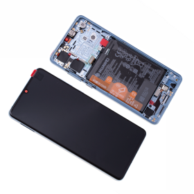 Huawei P30 (ELE-L09, ELE-L29) LCD displej + dotyková plocha + rám + malé díly crystal - originál