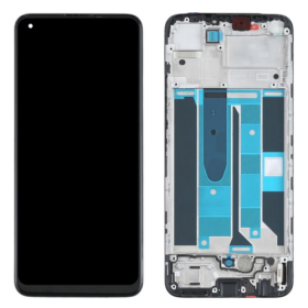 Realme 8 LCD + touch screen + front panel schwarz